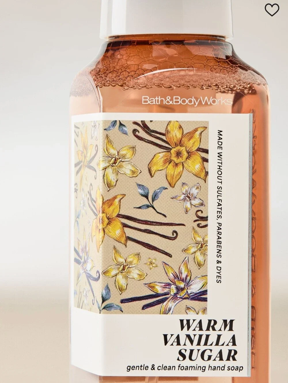 Bath & Body Works Warm Vanilla Sugar Foaming Hand Soap 8oz NEW